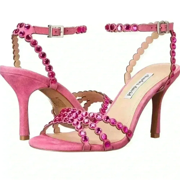 NWT CHARLES DAVID WOMEN’S PENELOPE HEELED SANDAL - Picture 1 of 14